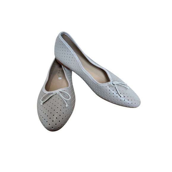 Emerald Laser Cut Ballet Flats Size Tan Size 8.5 - Picture 1 of 8